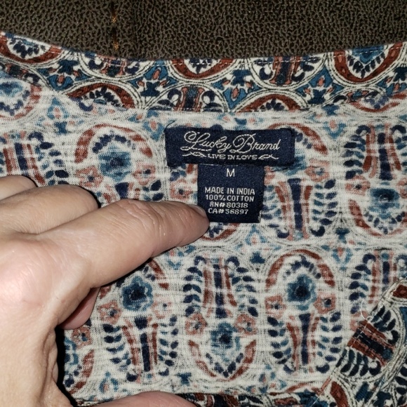 EUC♡ LUCKY BRAND BLOUSE - Picture 6 of 8